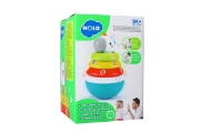 Imagine Hopa mitică Roly Poly Unicorn – cu 5 inele colorate pentru stivuit