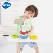 Imagine Hopa mitică Roly Poly Unicorn – cu 5 inele colorate pentru stivuit