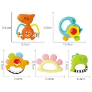 Imagine SET 5 ZORNAITORI DINOZAURI MULTICOLORI