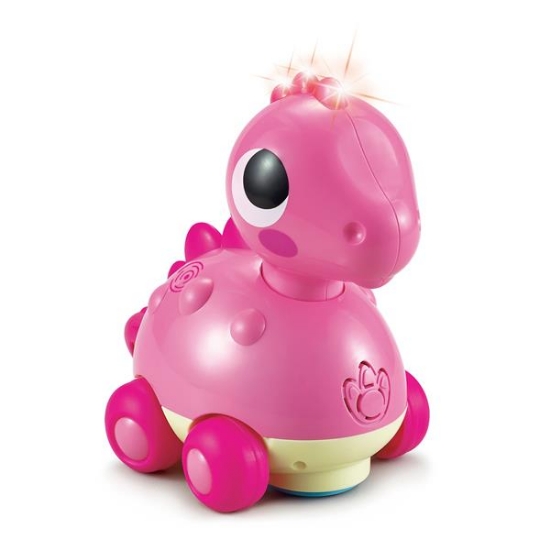 Imagine Baby Dino Huayangosaurus – Dinozaurul roz care luminează distracția!