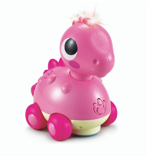 Imagine Baby Dino Huayangosaurus – Dinozaurul roz care luminează distracția!