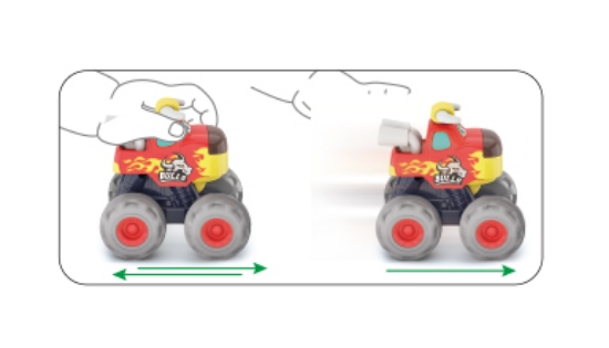 Imagine Mașinuță bebe Monster Truck – Taurășul cel furios