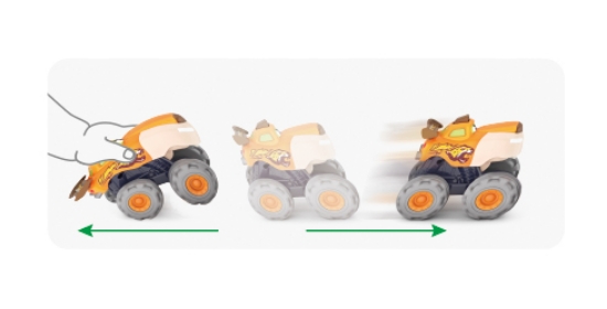 Imagine Mașinuță bebe Monster Truck – Leopardul înfuriat