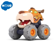Imagine MASINUTA BEBE MONSTER TRUCK LEOPARDUL INFURIAT