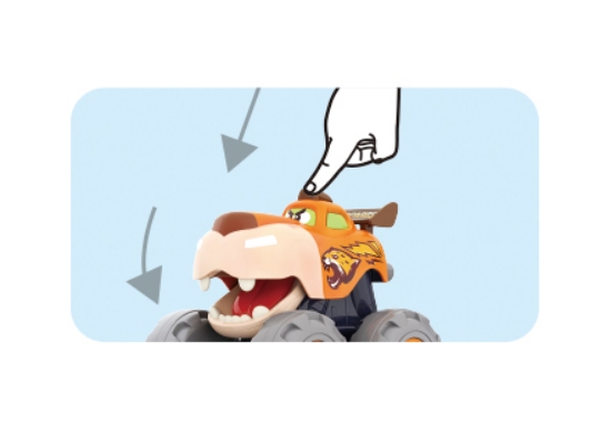 Imagine Mașinuță bebe Monster Truck – Leopardul înfuriat