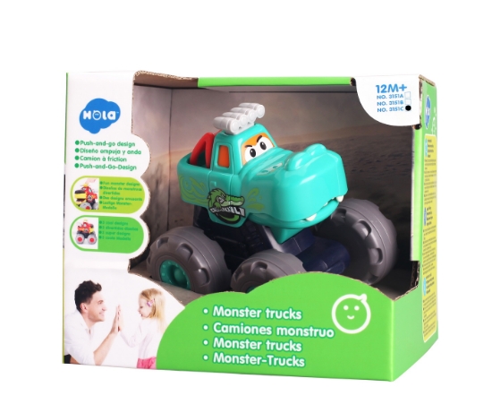Imagine MASINUTA BEBE MONSTER TRUCK CROCODILUL