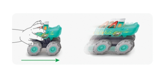Imagine Mașinuță bebe Monster Truck – Crocodilul