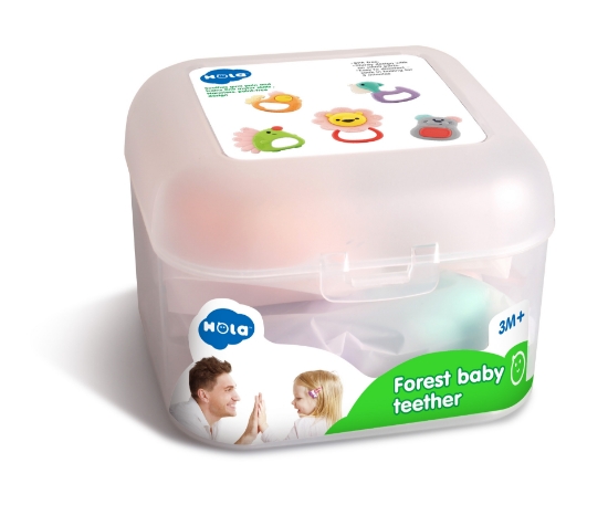 Imagine SET 5 JUCARII PENTRU DENTITIE IN CUTIE FOREST BABY