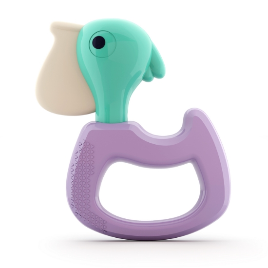 Imagine Set 5 jucării pentru dentiție – animale din pădure în cutie Forest Baby