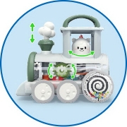 Imagine LOCOMOTIVA CU MECANISM STEAM