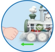 Imagine LOCOMOTIVA CU MECANISM STEAM