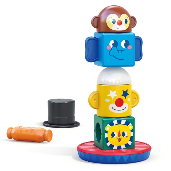Imagine Turnul Circului – joc educațional magnetic pentru construcție și gândire spațială