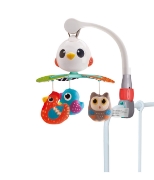 Imagine Carusel muzical pentru bebeluși cu păsări colorate