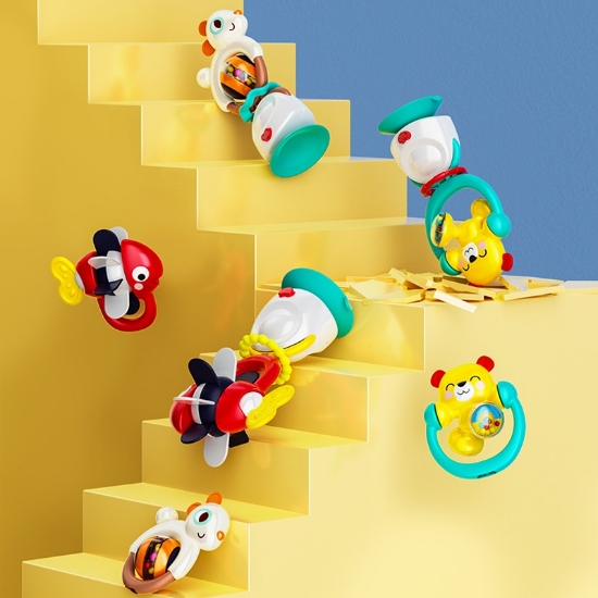 Imagine Jucărie bebe cu ventuză și zornăitoare – Peștișor