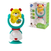 Imagine Jucărie bebe cu ventuză și zornăitoare – Ursuleț