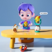 Imagine Jucărie bebe cu ventuză și zornăitoare – Ursuleț