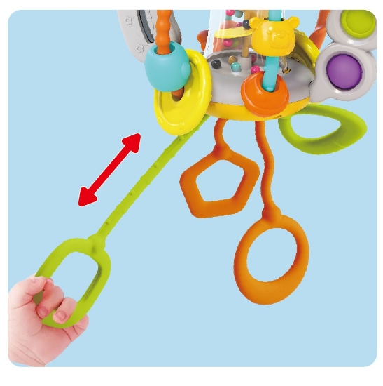 Imagine Jucărie senzorială pentru bebe – Scutură și trage