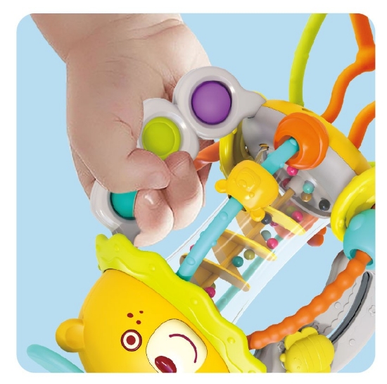 Imagine Jucărie senzorială pentru bebe – Scutură și trage