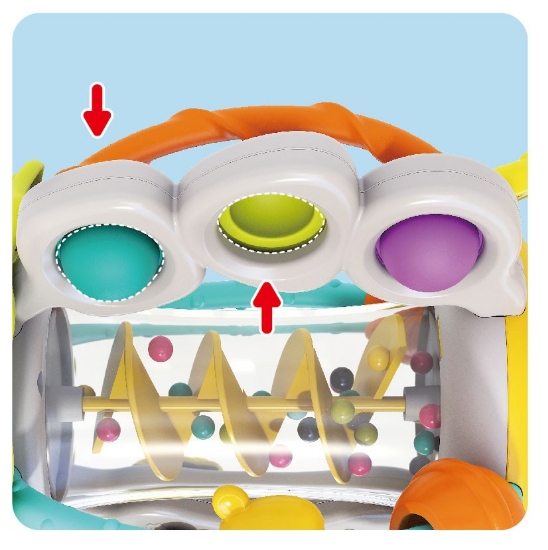 Imagine Jucărie senzorială pentru bebe – Scutură și trage