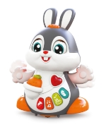 Imagine Iepurașul dansator interactiv – cu muzică, lumini și pisicuță animată