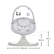 Imagine LEAGAN ELECTRIC KINDERKRAFT LULI, 2 IN 1, GREY