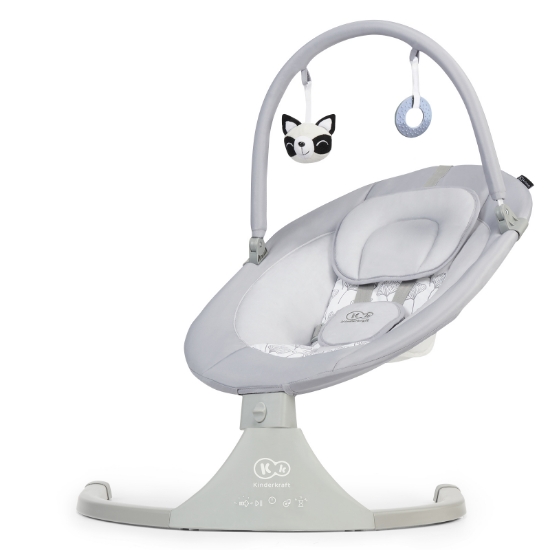 Imagine Leagăn electric Kinderkraft LULI, 2 în 1, Grey