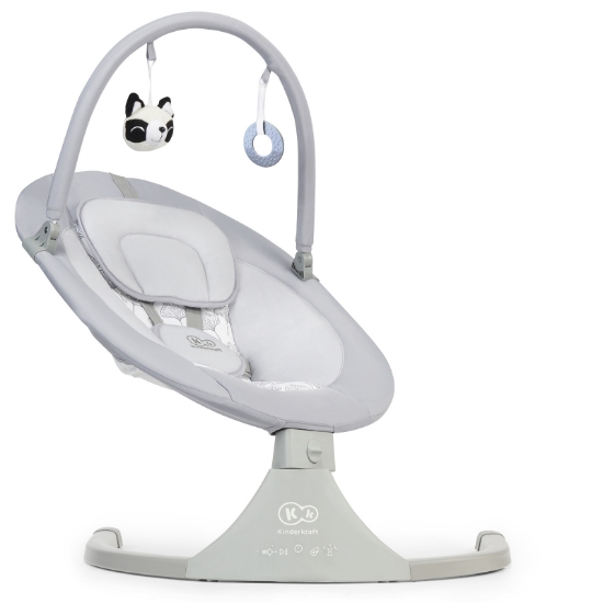 Imagine Leagăn electric Kinderkraft LULI, 2 în 1, Grey