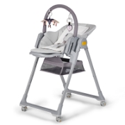 Imagine SCAUN DE MASA KINDERKRAFT LASTREE,  2 IN 1, TRANSFORMABIL, GREY