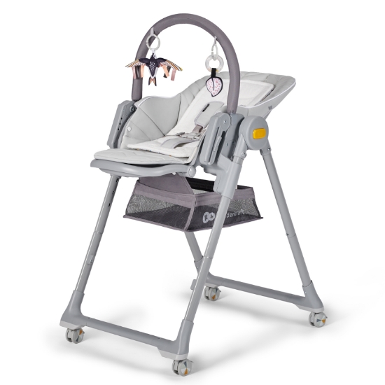 Imagine SCAUN DE MASA KINDERKRAFT LASTREE,  2 IN 1, TRANSFORMABIL, GREY