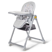 Imagine SCAUN DE MASA KINDERKRAFT LASTREE,  2 IN 1, TRANSFORMABIL, GREY