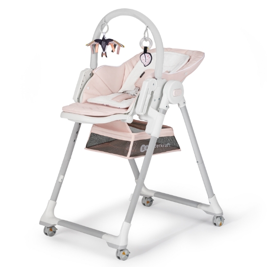 Imagine SCAUN DE MASA KINDERKRAFT LASTREE,  2 IN 1, TRANSFORMABIL, PINK