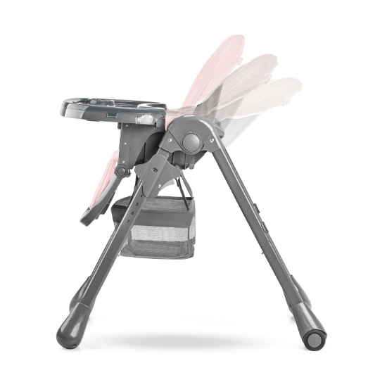 Imagine Scaun de masă Kinderkraft TASTEE, pliabil, Rose