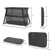 Imagine PATUT DE CALATORIE KINDERKRAFT SOFI PLUS, 4 IN 1, GREY
