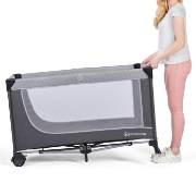 Imagine  Pătuț de călătorie Kinderkraft LEODY cu accesorii, Grey