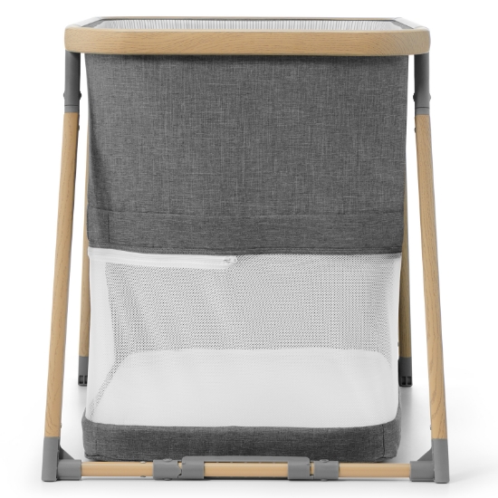 Imagine Pătuț Travel Kinderkraft SOFI, 4 in 1, Grey