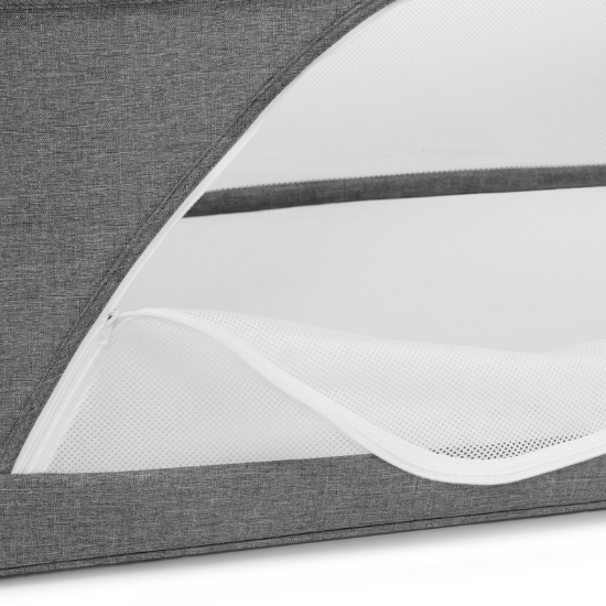 Imagine Pătuț Travel Kinderkraft SOFI, 4 in 1, Grey