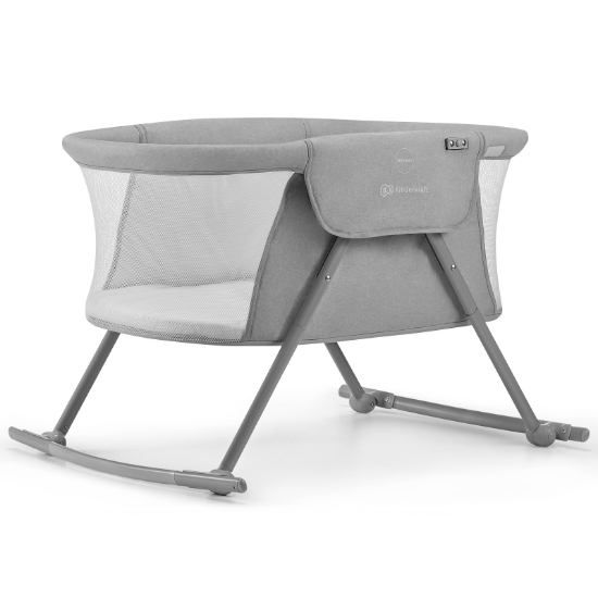 Imagine Pătuț Kinderkraft LOVI, 3 in 1, Grey