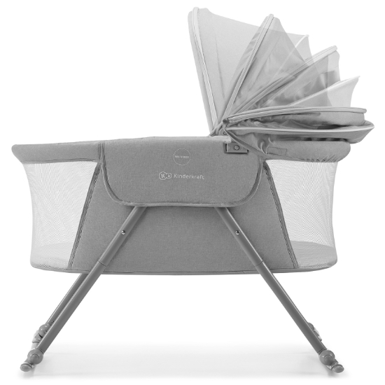 Imagine Pătuț Kinderkraft LOVI, 3 in 1, Grey