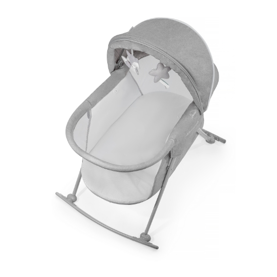 Imagine Pătuț Kinderkraft LOVI, 3 in 1, Grey