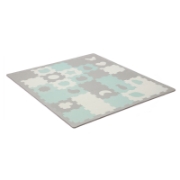 Imagine COVORAS DE JOACA KINDERKRAFT LUNO SHAPES, PUZZLE 3D, SPUMA, MINT