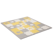 Imagine COVORAS DE JOACA KINDERKRAFT LUNO SHAPES, PUZZLE 3D, SPUMA, YELLOW