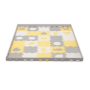 Imagine COVORAS DE JOACA KINDERKRAFT LUNO SHAPES, PUZZLE 3D, SPUMA, YELLOW