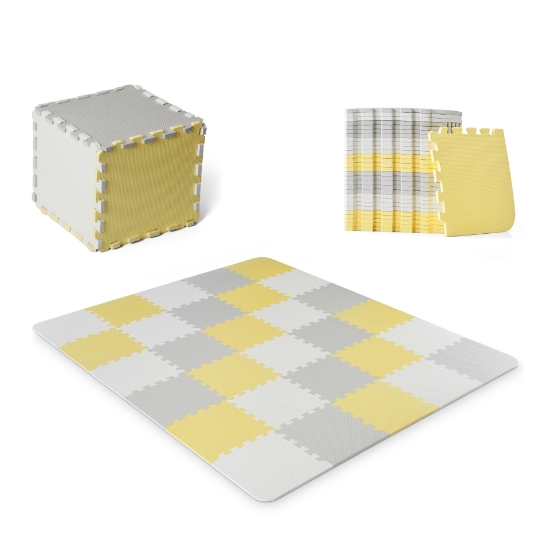 Imagine SALTEA DE JOACA KINDERKRAFT LUNO, SPUMA, YELLOW