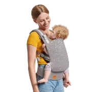 Imagine MARSUPIU ERGONOMIC KINDERKRAFT NINO, PANA LA 20 KG, CONFETTI GREY