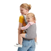 Imagine MARSUPIU ERGONOMIC KINDERKRAFT NINO, PANA LA 20 KG, CONFETTI GREY
