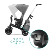 Imagine TRICICLETA KINDERKRAFT EASYTWIST, PLATINUM GREY