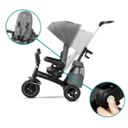 Imagine TRICICLETA KINDERKRAFT EASYTWIST, PLATINUM GREY