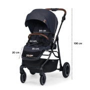 Imagine Cărucior Kinderkraft All Road, Imperial Blue