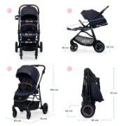 Imagine Cărucior Kinderkraft All Road, Imperial Blue