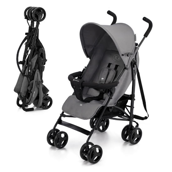 Imagine Cărucior sport Kinderkraft TIK, tip umbrelă, Stone Grey